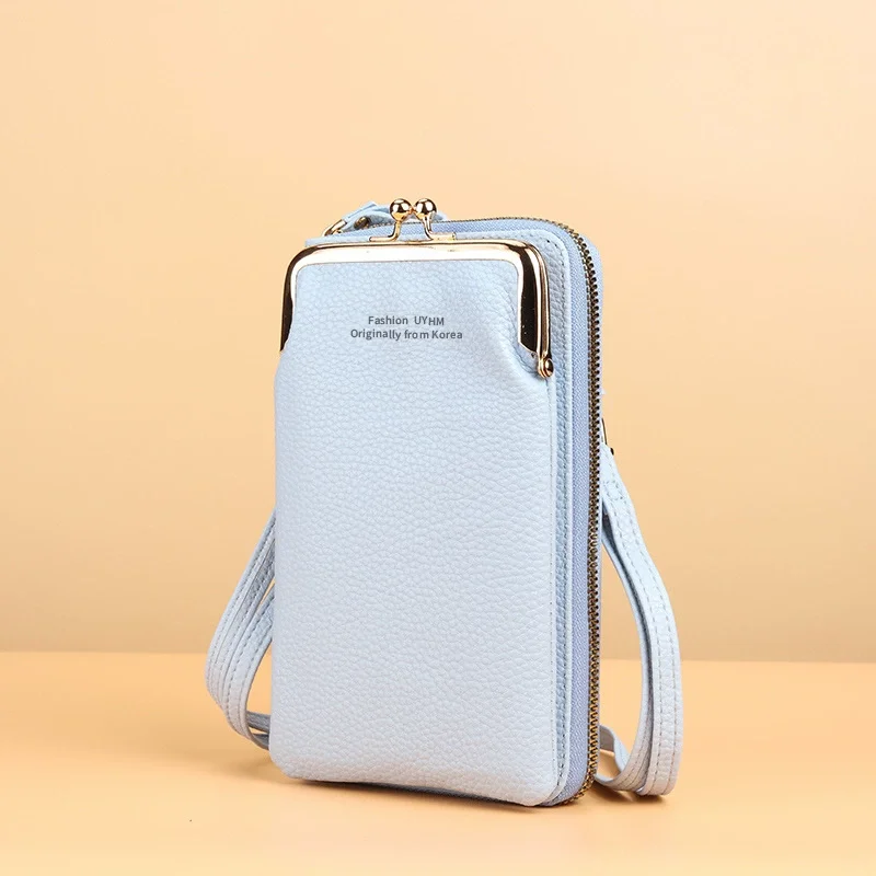 Fashion Small Crossbody Phone Pouch Bags Women Mini Leather Wallet Shoulder Messenger Bag Ladies Phone Bag Coin Purse Handbag image 4
