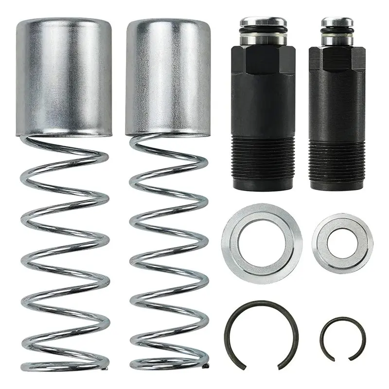 

Happy New- Dual-Pump Piston Plunger Kit With Washer And Retainer Ring For Floor Jack Replacement- Low-Side Horizontal Design