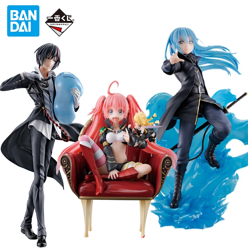 In Stock Banpresto Ichiban Kuji Rimuru Tempest Milim Nava Diablo Demon King Banquet Original Anime Figure Model Collectible Toys