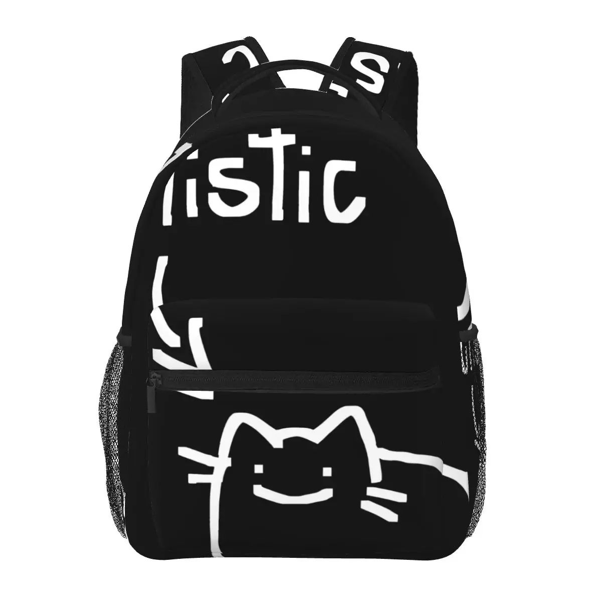 

Autistic Cat Casual Backpack Unisex Students Leisure Travel Computer Backpack