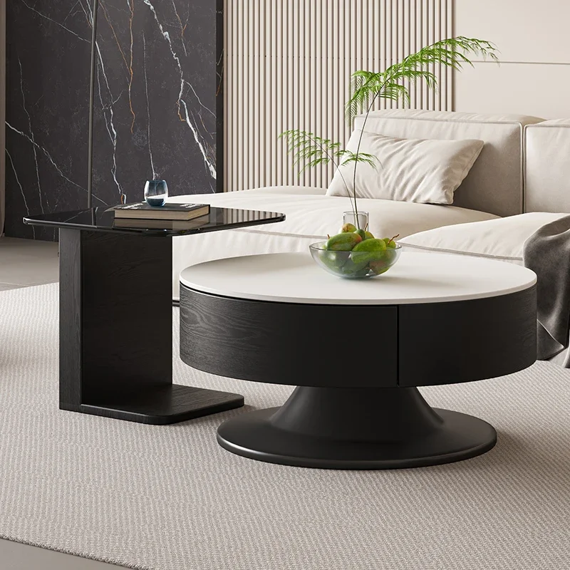 

Drawers Modern Coffee Tables Storage Creative Nordic Aesthetic Coffee Table Trendy Mesa De Centro Sala Living Room Furniture