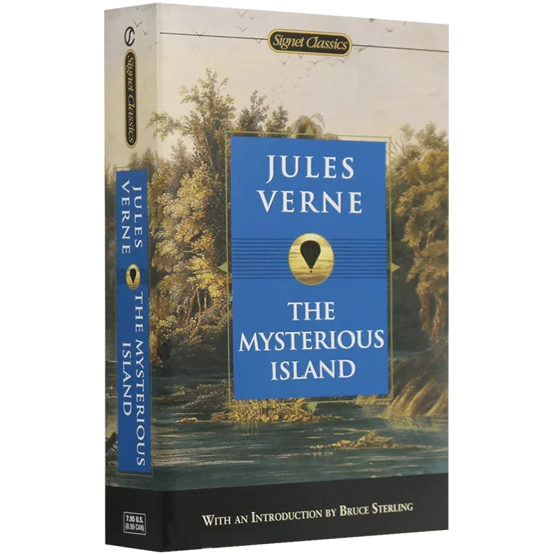 The Mysterious Island, Teen English in books story, Science Fiction novels 9780451529411