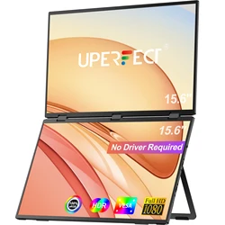 UPERFECT UStation Delta 15.6inch Stacked Monitor No Drive Required Dual Portable Display With Type C Mini HDMI For Laptop PC Mac