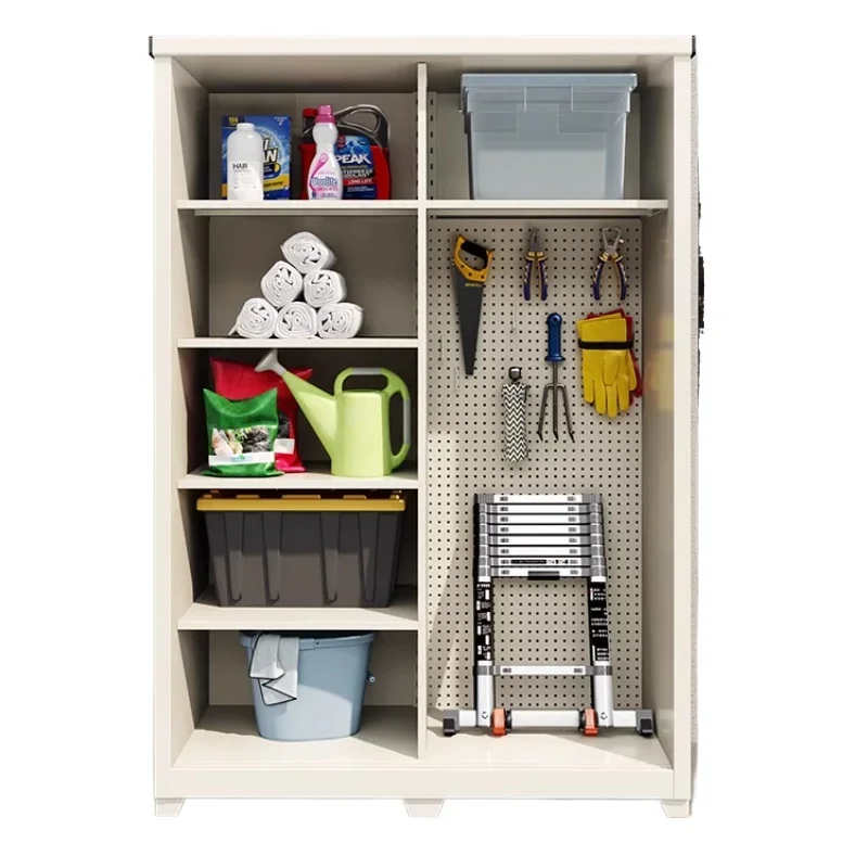 CX Outdoor Garden Tool Storage Rainproof Sunscreen Balcony Storage Iron Cabinet