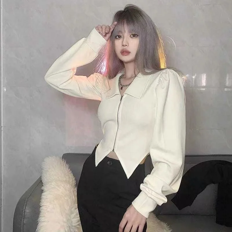 Top for Women Large Coat Design Sleeve T-shirt Vintage Clothes for Women Tops Shirts Blouses