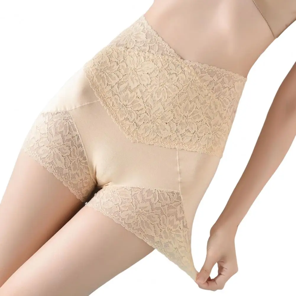 Women Safety Shorts Stretchy Body Shaping Women Leggings Sexy High Waist Flower Lace Briefs Intimacy Clothes For Sleeping Wear