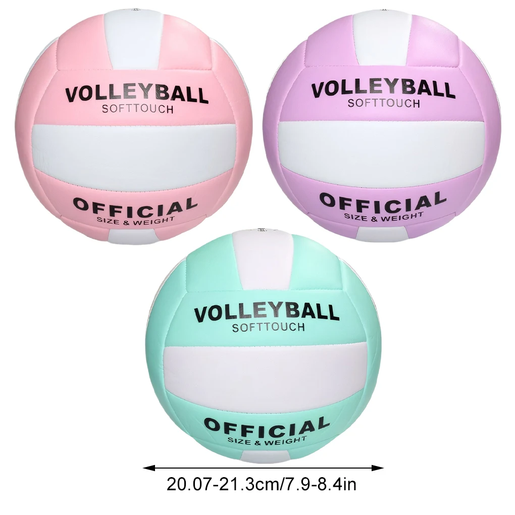 PVC 2.7mm Thickness No.5 Volleyball machine-sewn Macaron Volleyball Macaron Entrance Examination Competition Special Ball