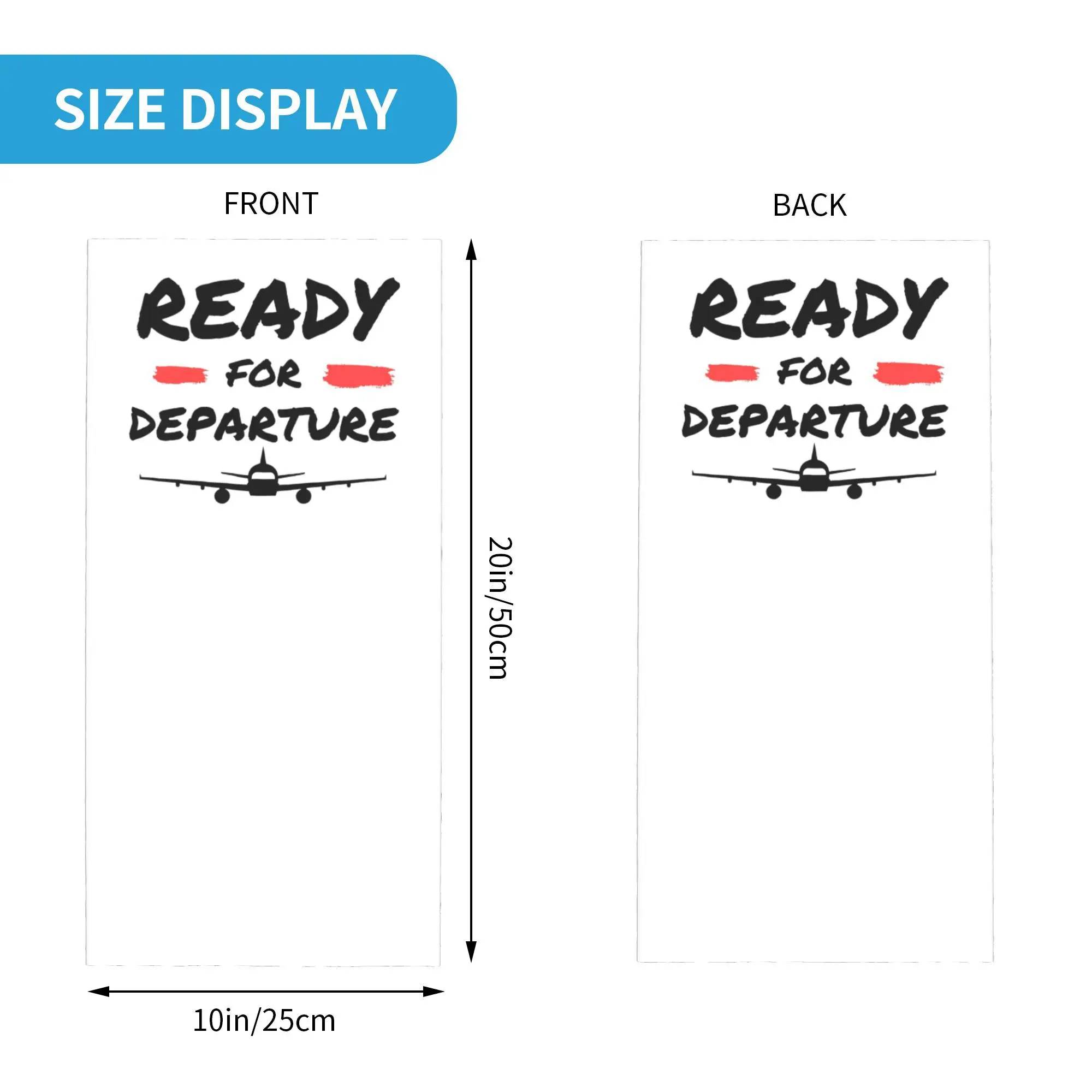 غطاء رقبة باندانا جاهز للطائرة، وشاح ملفوف مطبوع متعدد الاستخدام، بالاكلافا للمشي لمسافات طويلة وصيد الأسماك