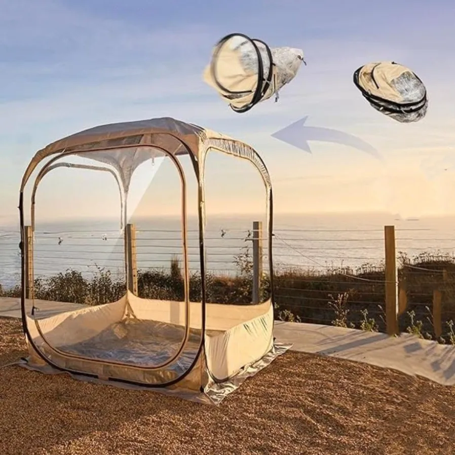 

Modern PVC Transparent Tent for Outdoor Courtyard Barbecue Quick Pop-Up Portable Bubble House for Camping Hotel & Villa