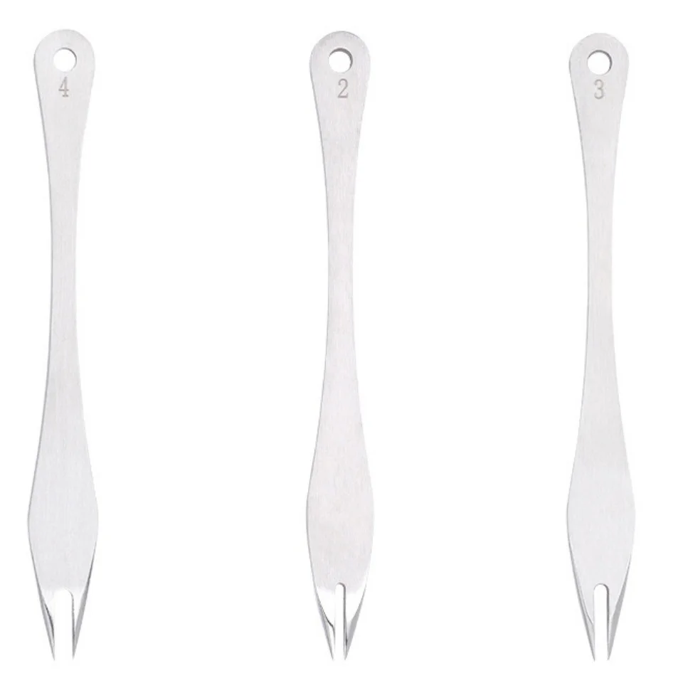 1PCS 2/3/4MM Stainless Steel Leather Shallow Slot Edge Linear Leather Edge Creaser Leather Crimping Working Craft Making Tool