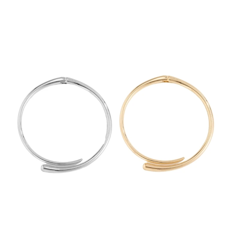 

Fast Reach Fashionable Women's Gold/Silver Cuff Necklace Wide Metal Open Choker Geometric Spring Collar Neckchain Party Jewelry