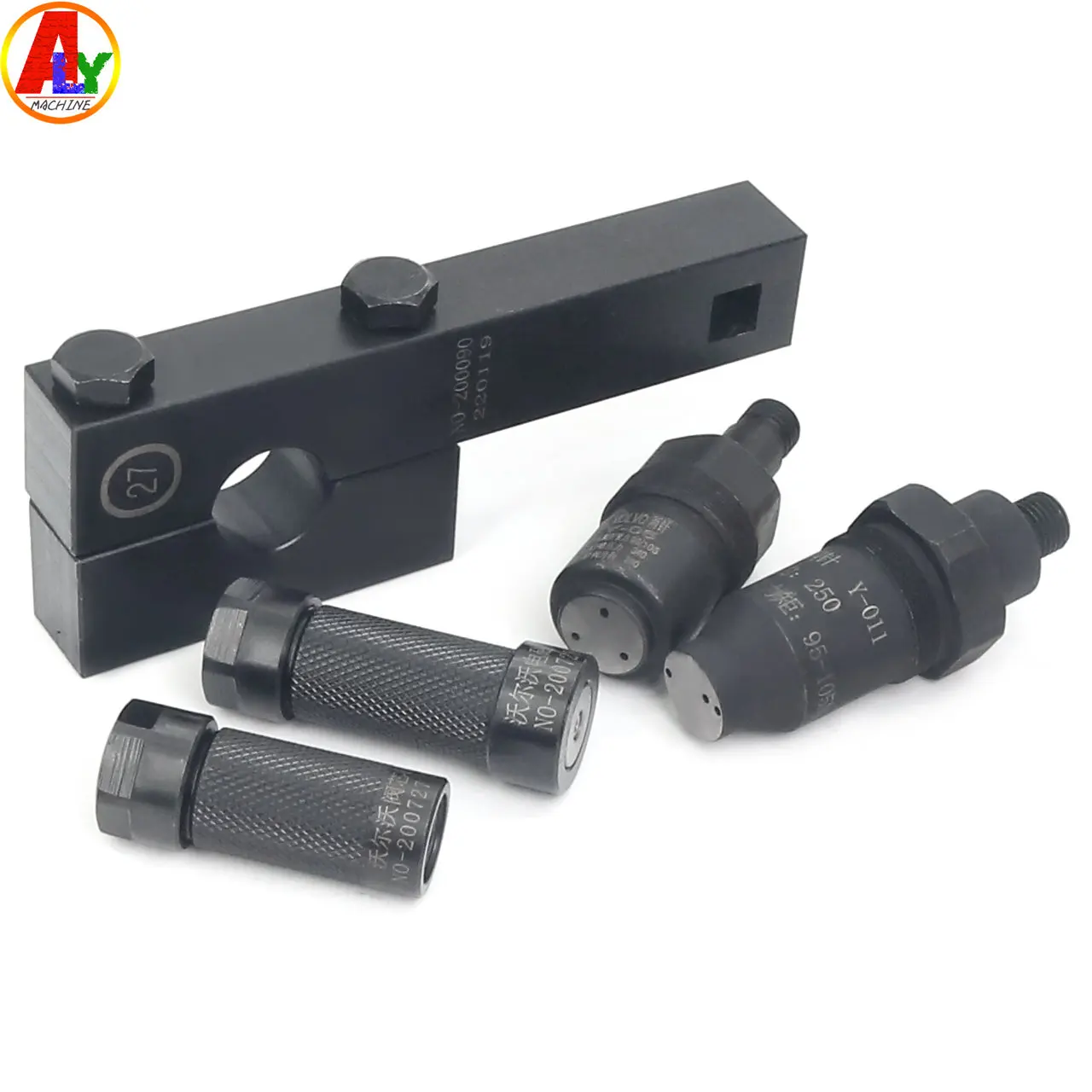 Diesel Common Rail Injector Disassemble Fixture Clamp Tool Open Pressure Adaptor Test Solenoid Valve Lift Trave Measuring Tools