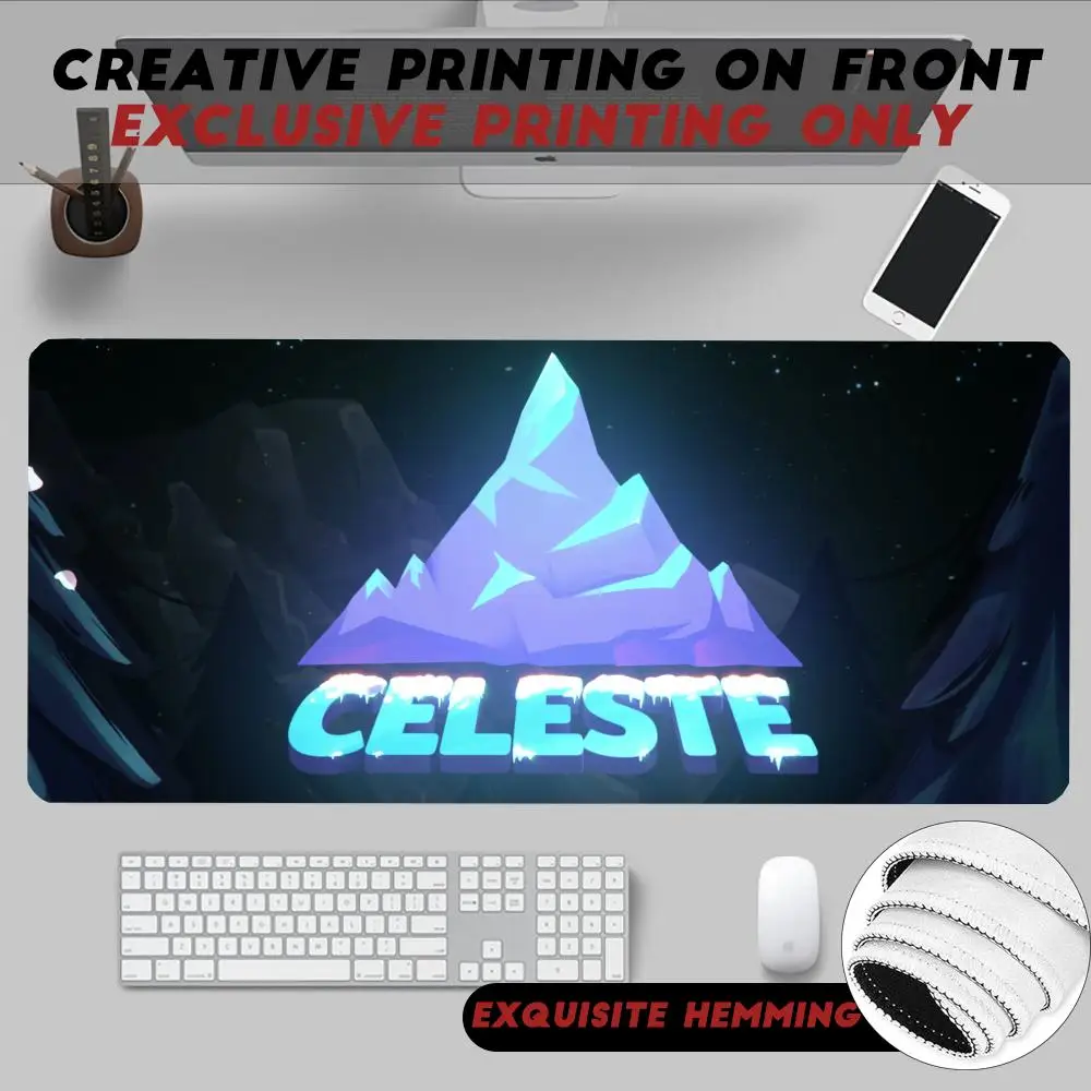 

Mouse Pad Non-Slip Rubber Edge locking mousepads Game play mats Adventure video game Celeste for notebook PC computer