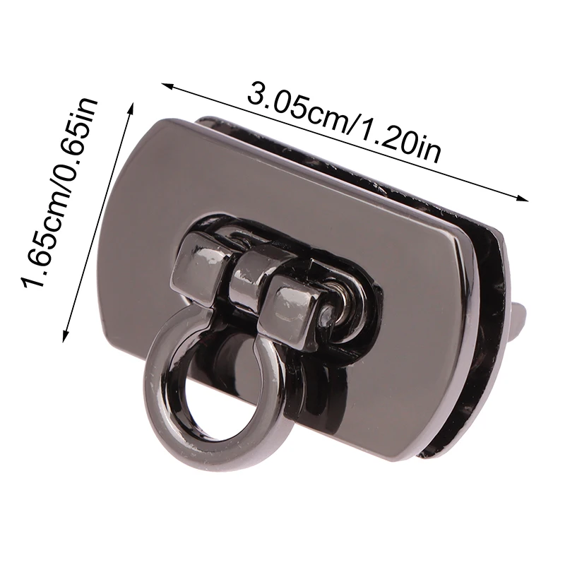 1pc metal minúsculo saco fecho turn lock torção fecho de couro artesanato bolsa feminina bolsa de ombro bolsa diy saco ferragem