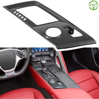 YMT Shift Trim Control Gears Panel Protective Cover Fit For Chevrolet Corvette C7 Z06 Z51 ZR1 Stingray Grand Sport 2014 - 2019