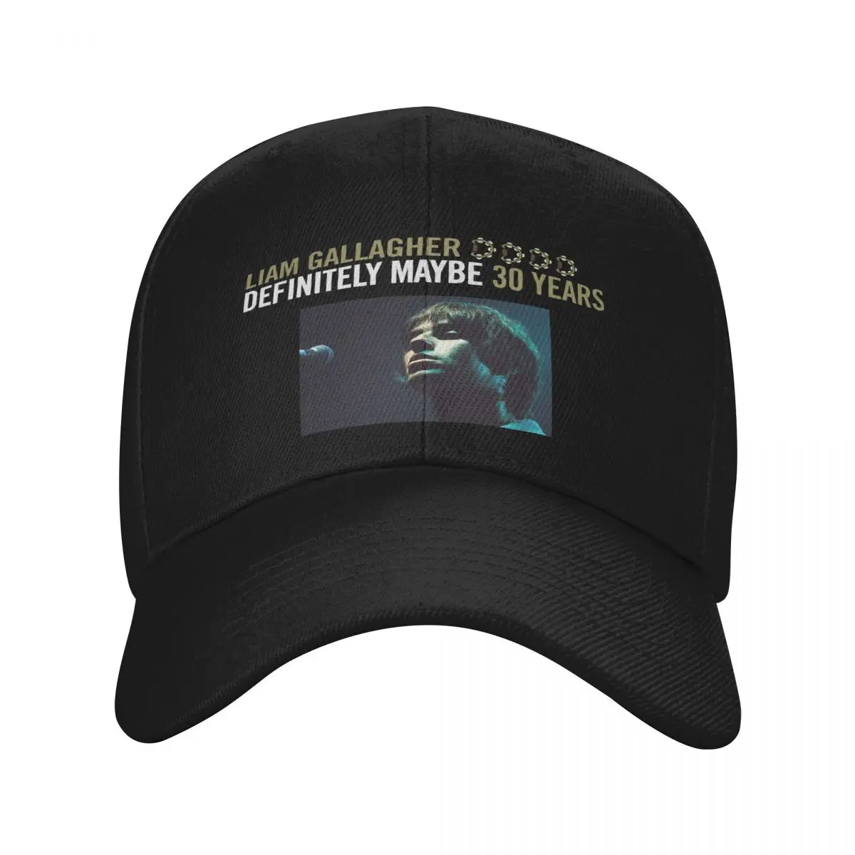 Liam Gallagher Definitely Maybe 30 Years Caps Ball Cap Women's Cap Cap Man Summer Man Hat Baseball Cap