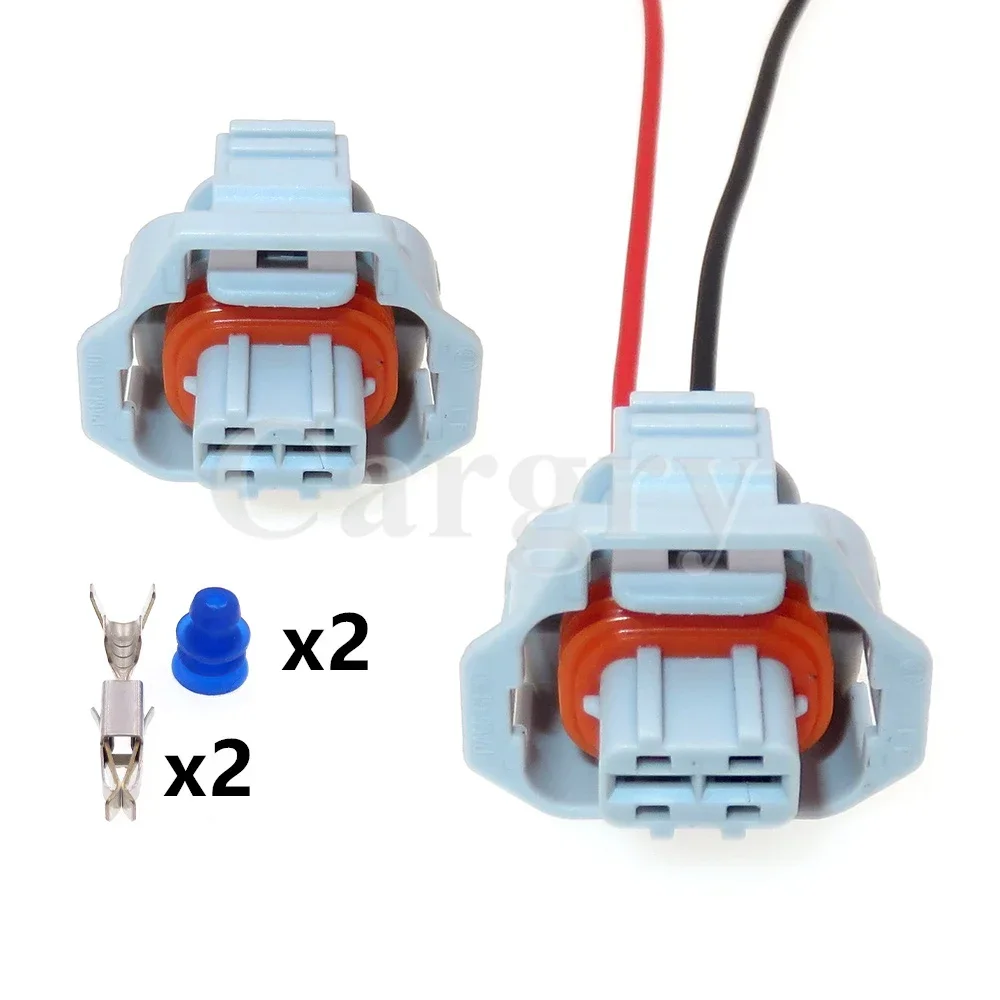 

1 Set 2P 1928403920 AC Assembly Auto Fuel Spray Nozzle Wiring Socket With Terminal Car Fuel Injector Wire Sealed Connector