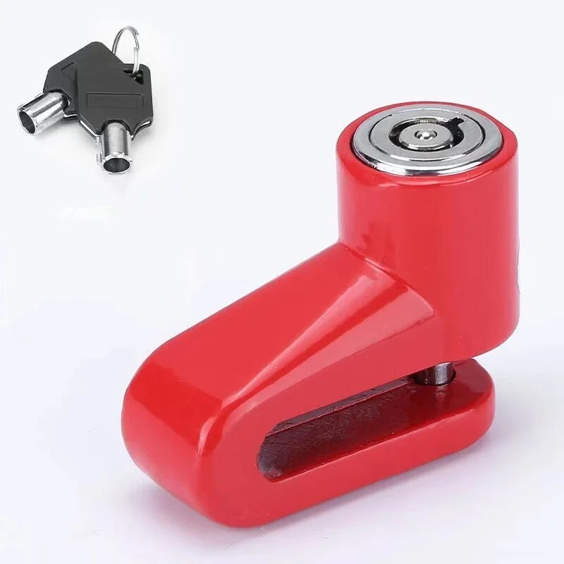 Candado de disco antirrobo para bicicleta, motocicleta, scooter eléctrico, 3 colores, candado para bicicleta de carretera