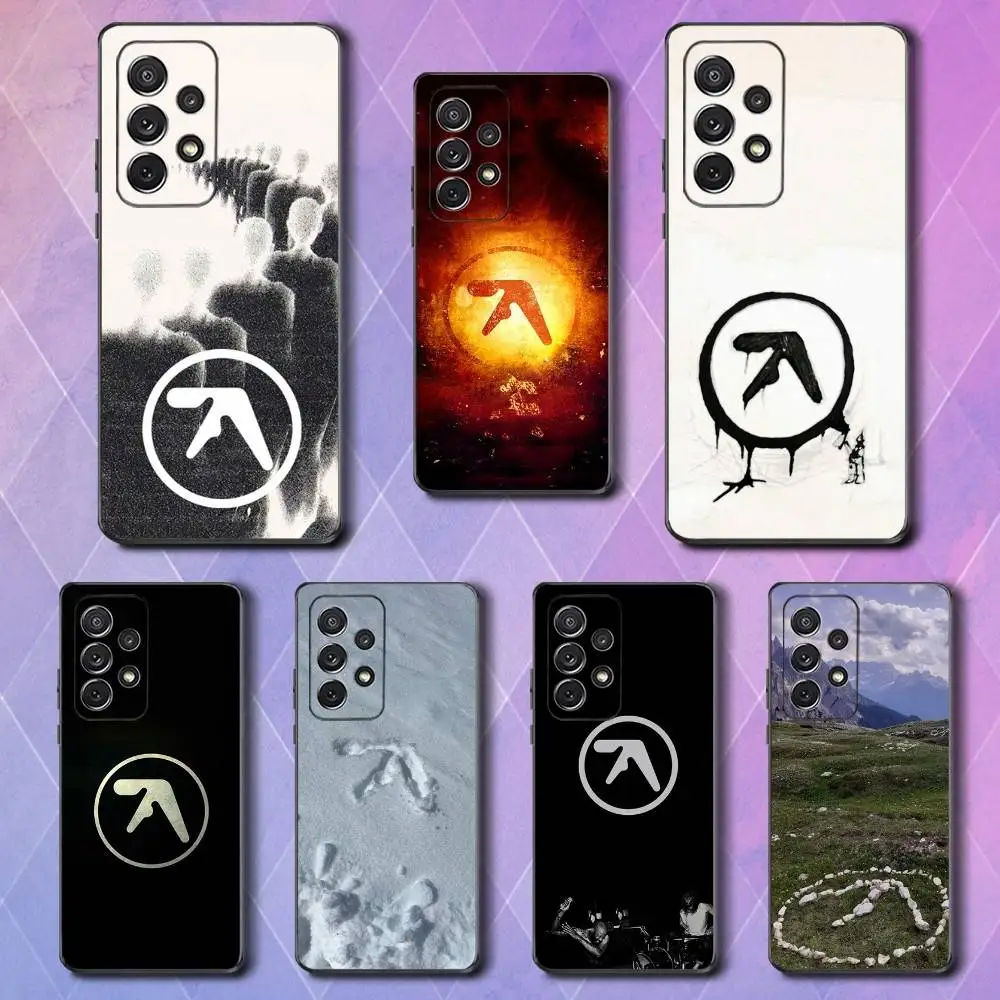 

Art A-Aphex T-Twin Logo Phone Case For Samsung S25,S24,S23,S22,S21,S20,S10,Ultra,Plus,Lite,FE,Soft Silicone Black Cover