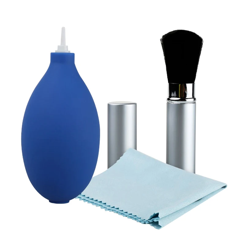 3 in 1 Kit Lens Cleaner Pen Cleaning Pen Dust Cleaner For DSLR VCR DC Camera Lenses Filters Cleaning Retractable Brush