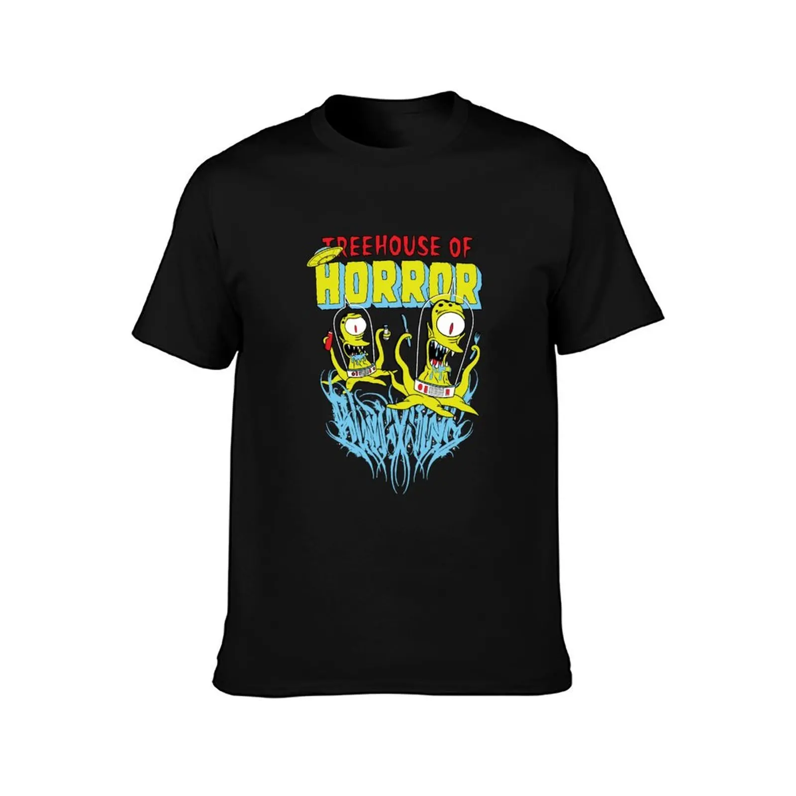 Treehouse of Horror Kang and Kodos T-Shirt Summer Holiday Casual Tee T-Shirt