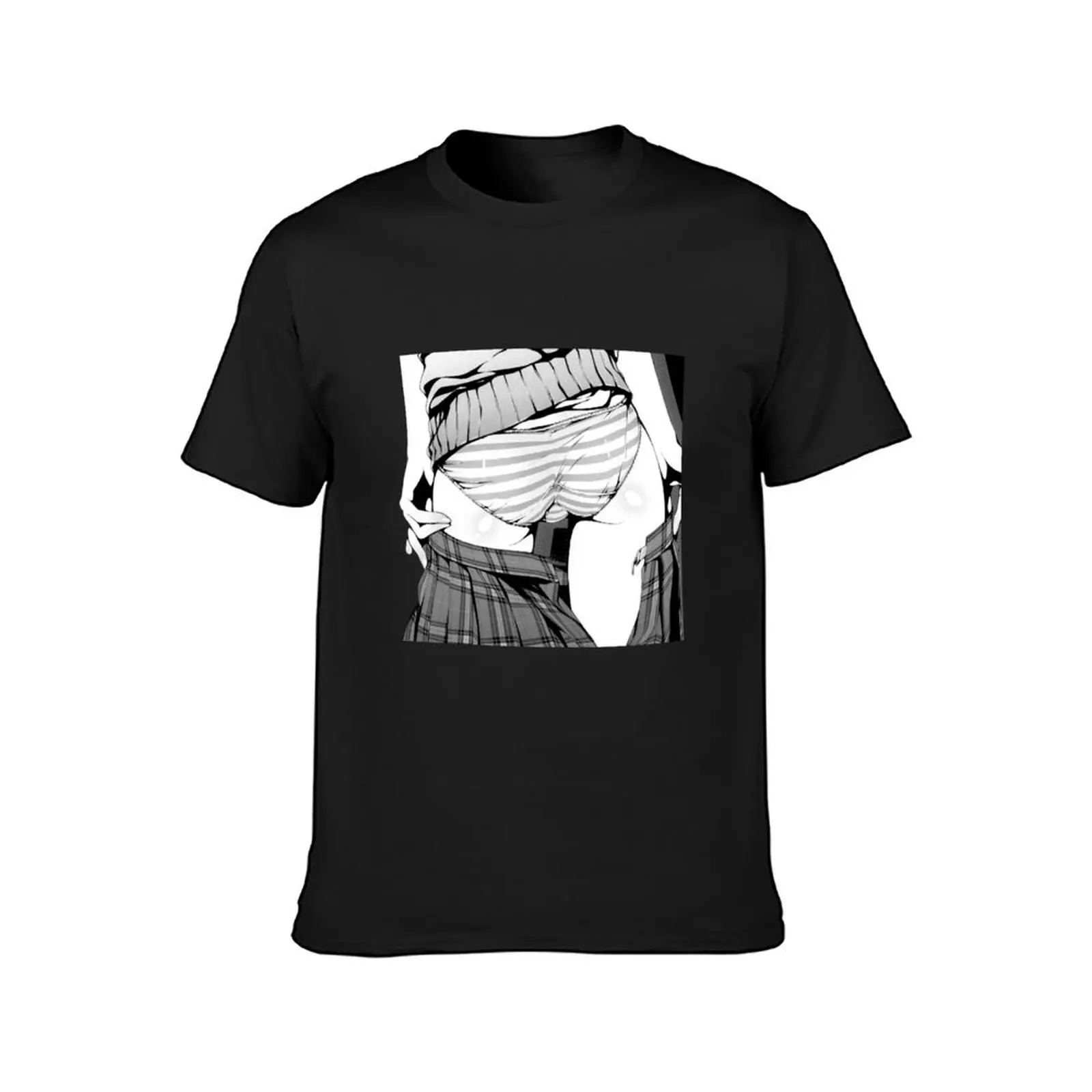 Anime Girl Skirt Booty Shemale T-Shirt shirts graphic tees anime clothes vintage men clothes