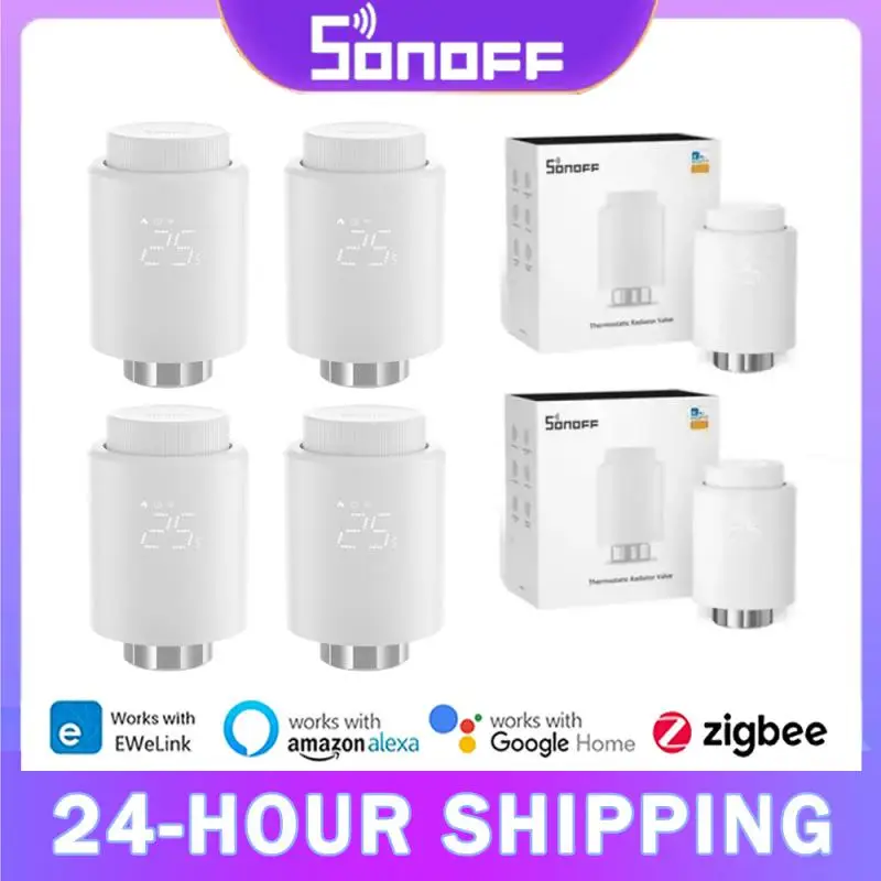 SONOFF TRV Zigbee Thermostatic Radiator Valve TRVZB Smart Temperature Control Work With Alexa Google Smartthings ZHA MQTT