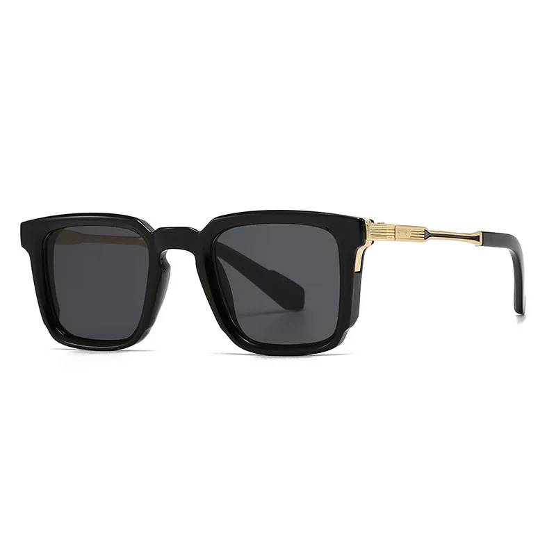 6103 European and American Men's Square Glasses Retro Double Square Sunglasses sonnenbrillen herren  משקפי שמש לגבר