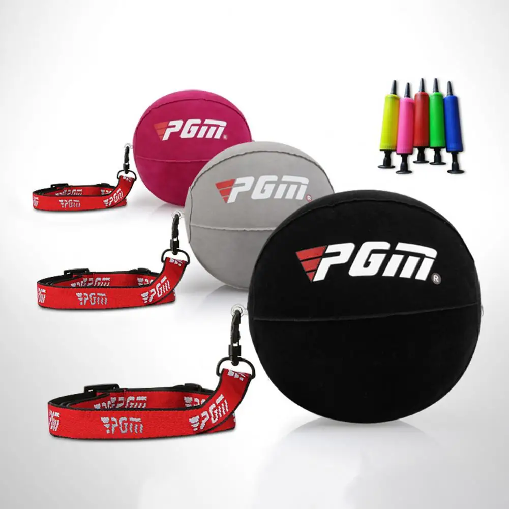 Trening swingu golfowego piłka golfowa PGM PVC regulowana piłka dmuchana stałe ramię korektor postawy miotacz do ćwiczeń pomocniczych akcesoriów