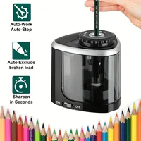 Sacapuntas Eléctrico Automático de Sobremesa para Lápices de 6-8 mm