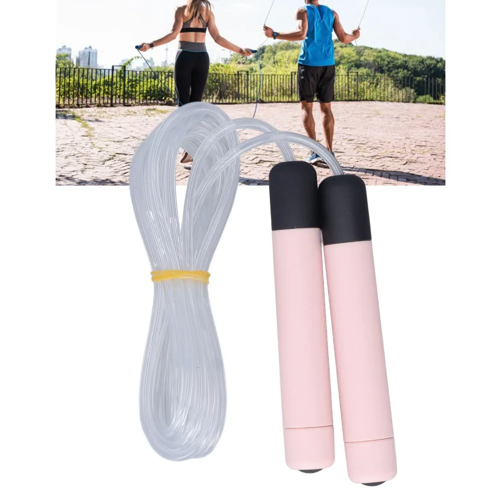 Unique ABS Luminous Skipping Rope Length 280cm Blue LED Light Up Rope Glowing Jump Rope Night Workouts