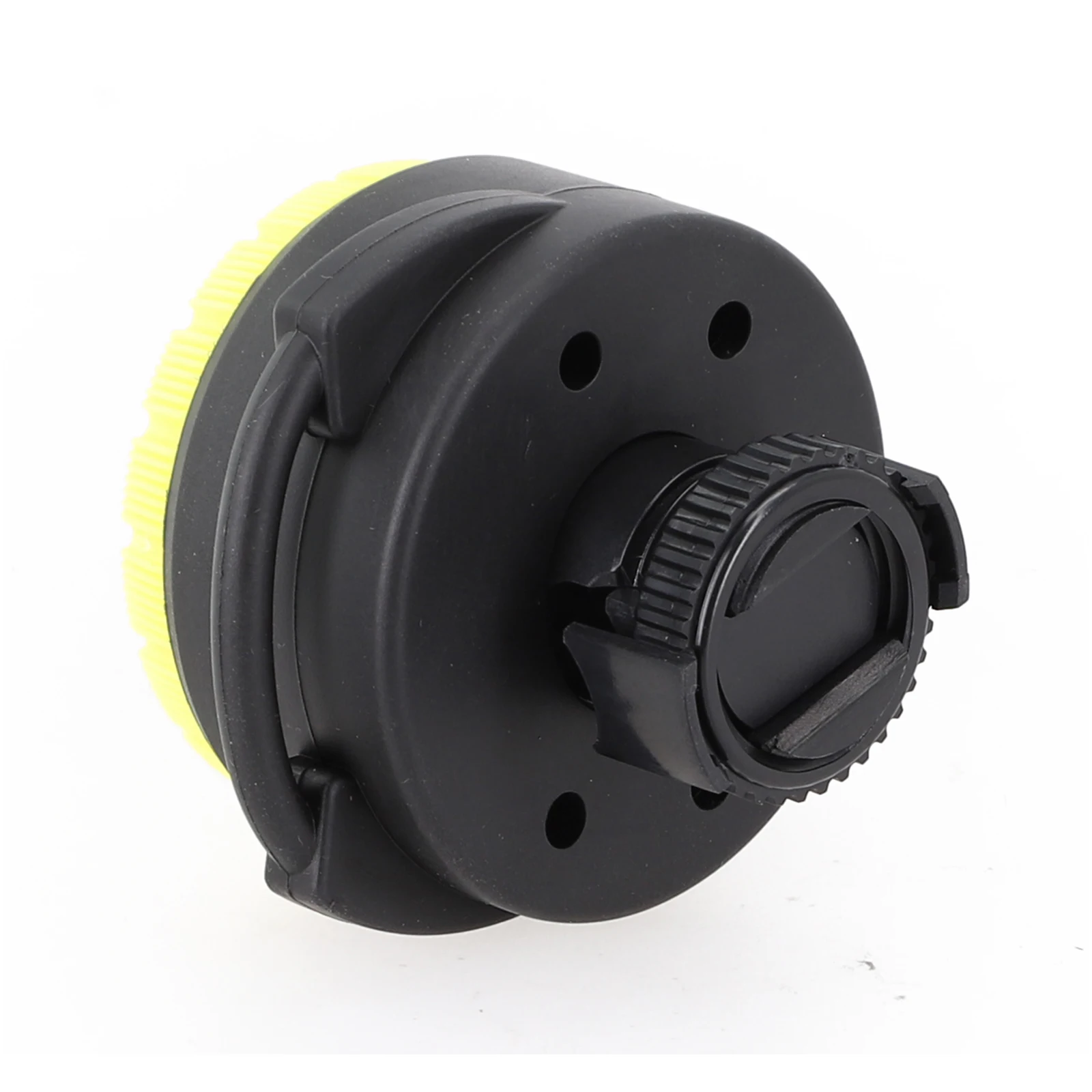 Underwater luminous dive box and needle with clip holder for diving tubes featuring side window and easy attachment