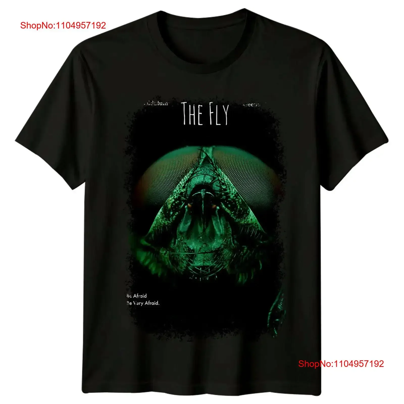 تي شيرت مستوحى من ملصق الفيلم The Fly 1986 تي شيرت ريترو 80s عتيق مغسول غير رسمي للجنسين ناعم وأنيق قليلاً ومتعدد الاستخدامات