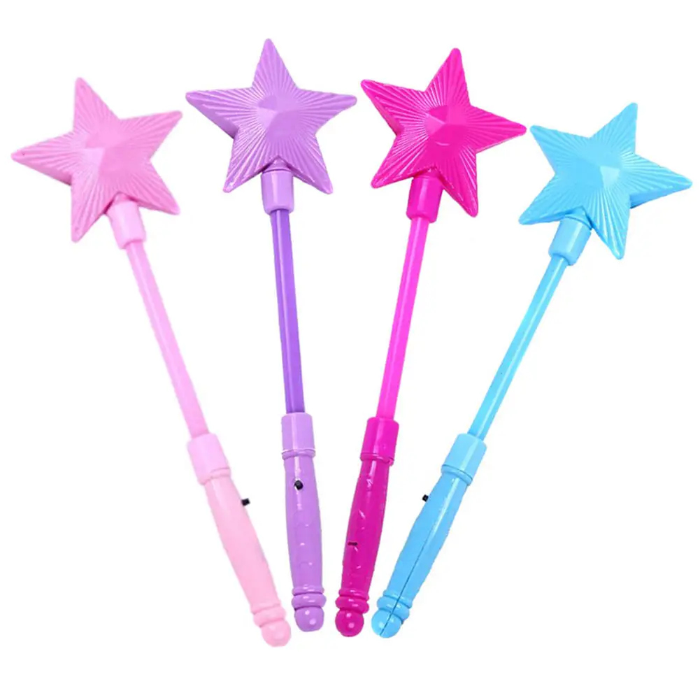 

Children Illuminated Toys Five-pointed Star Flash Stick Girl Fairy Star Rod Toy Gifts