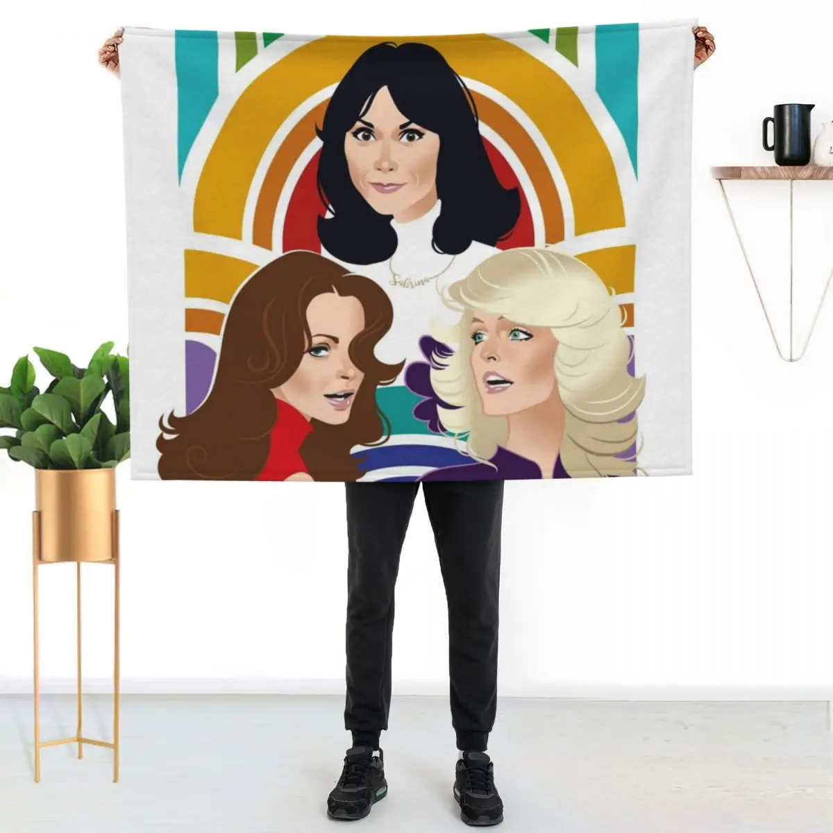 Charlie's Angels Throw Blanket Camping Sofa Quilt Luxury St Flannel Fabric Thin Fashion Sofas Blankets