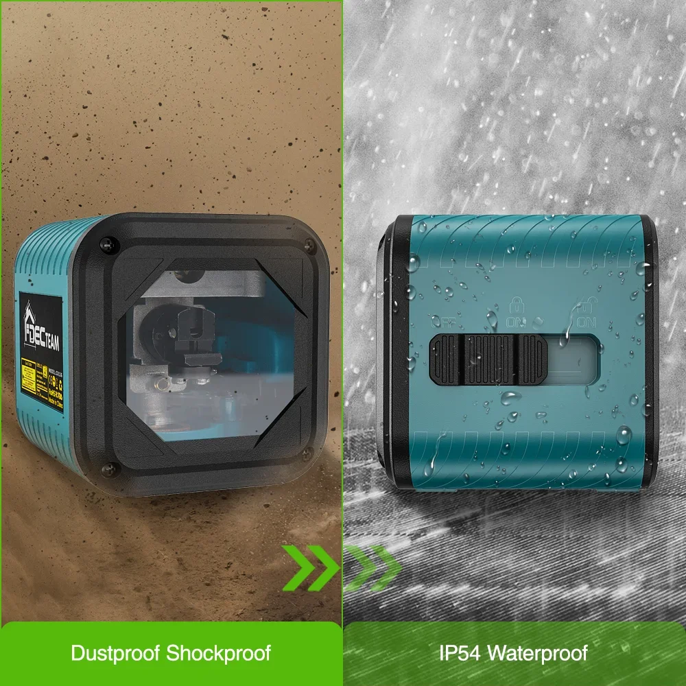 

zz 2 Lines Laser Level Tools Self-Leveling Manual Mode with Cross Line Laser Tools C011G Decteam