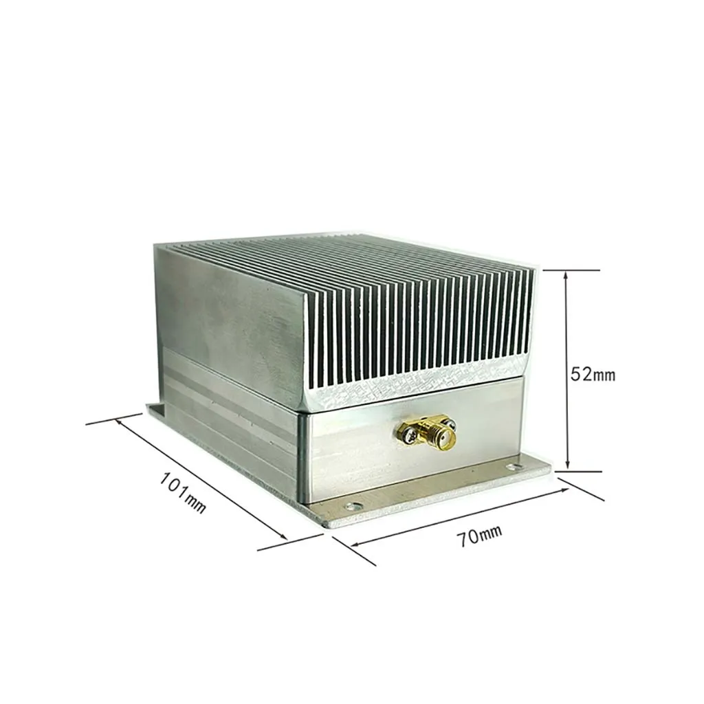 XQ-10W Ultra-wideband Automatic Power Control RF Amplifier 380-520MHz One-way Signal Amplifier for Sub-1GHz Band