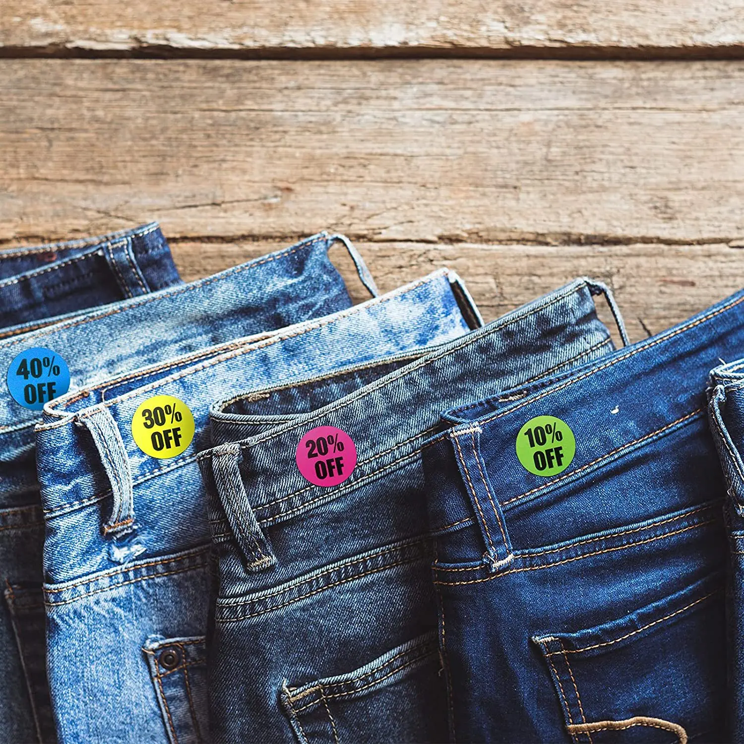 500 Stück Aufkleberrollen nach Prozent im Ausverkauf, Rabatt-Aufkleber, Preismarker-Tag, Aufkleber, Etikett für Einzelhandelsgeschäfte – Detail 12