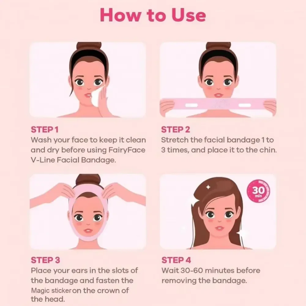 Chin Cheek Slimming BANDAGE V Shaper V Line Lifting Mask Face Lifting ต่อต้านริ้วรอยสายคล้องคอ Sleeping Mask สุขภาพความงาม