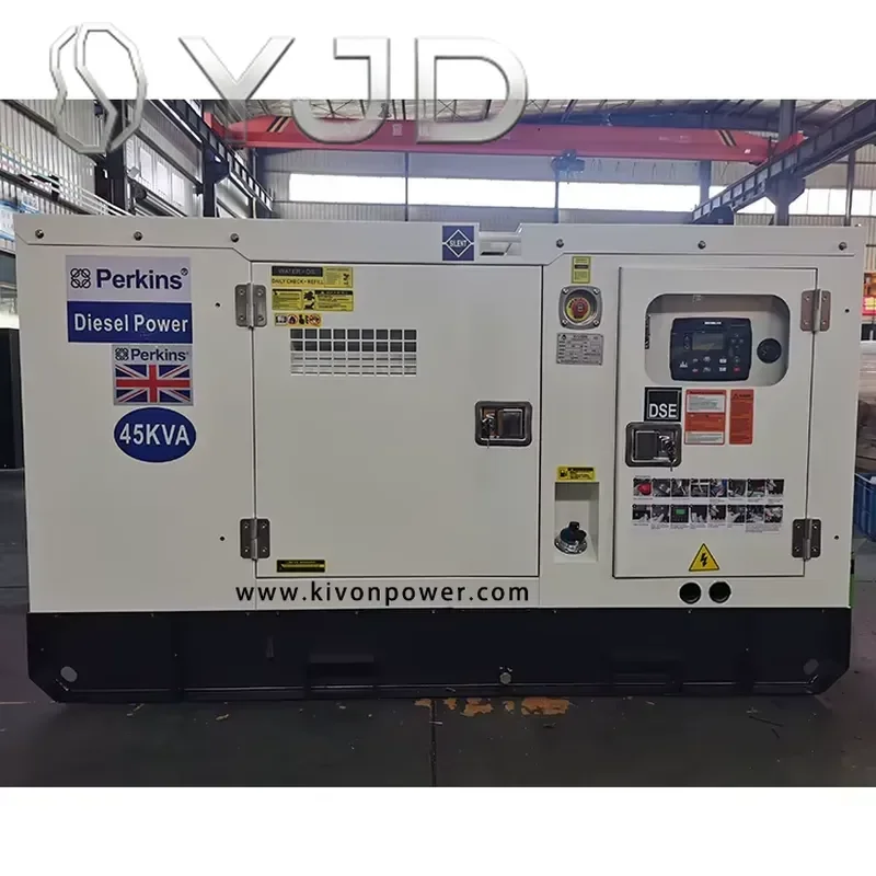For UK Brand 50kva Portable Generator Set Super Silent 3 Phase ATS Option 15kva 20kva 30kva Silent Generator