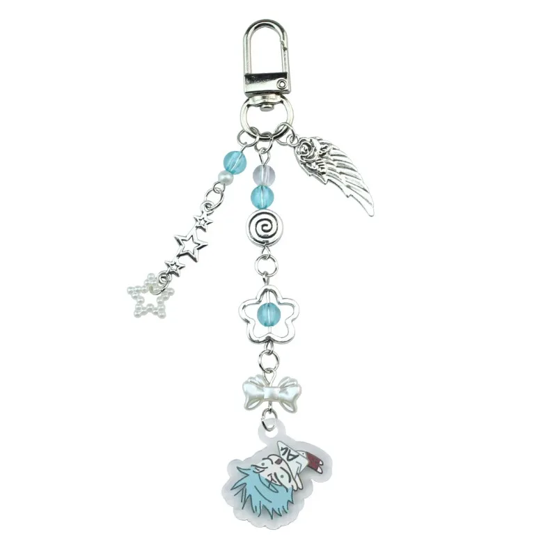 15cm 애니메이션 에일리언즈 스테이지스 이반 틸 코스프레 키 체인 아크릴 귀여운 키체인 백팩 장식 자동차 키 링 액세서리 선물