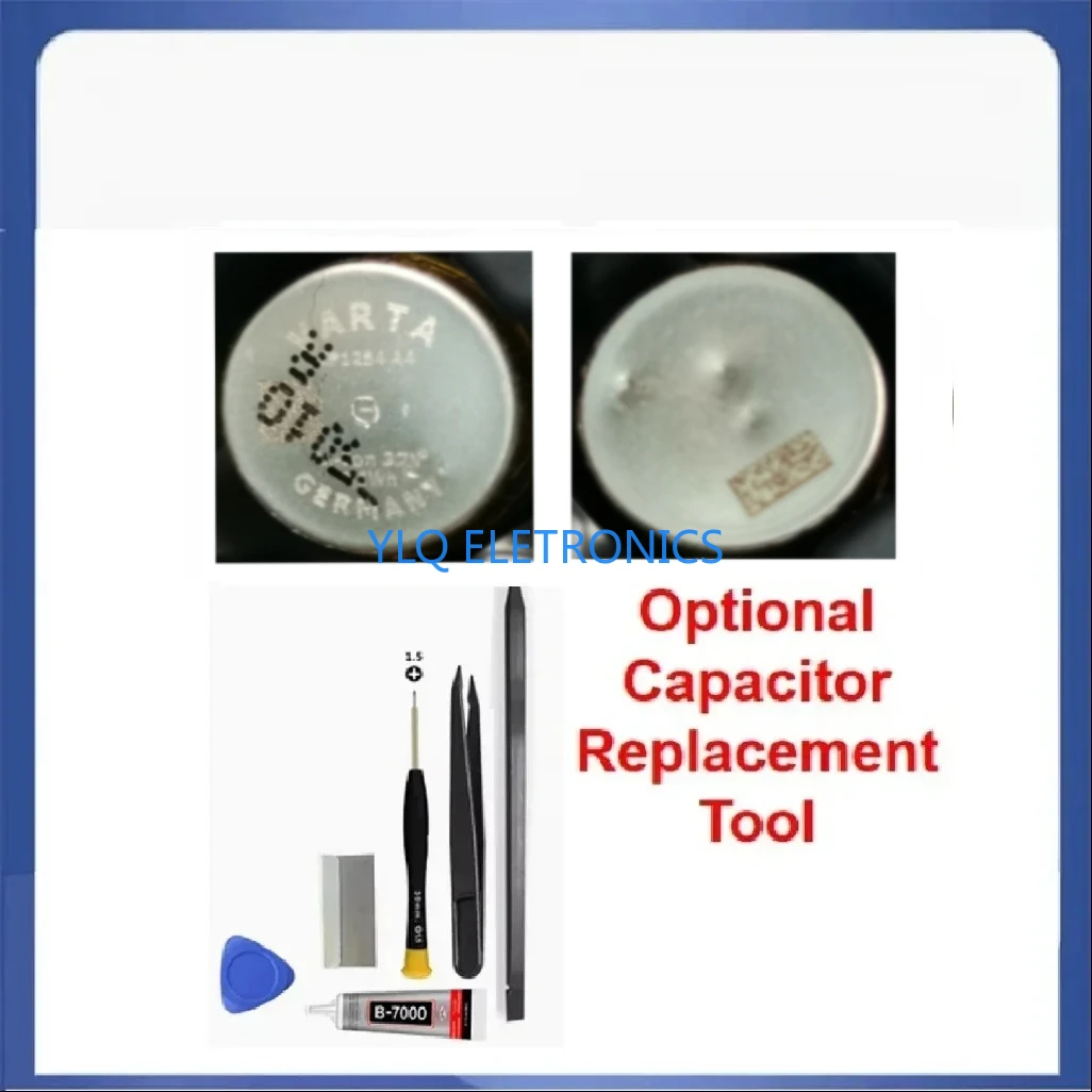 2PCS CP1254 A4 Rechargeable Battery Capacitor for Earphones
