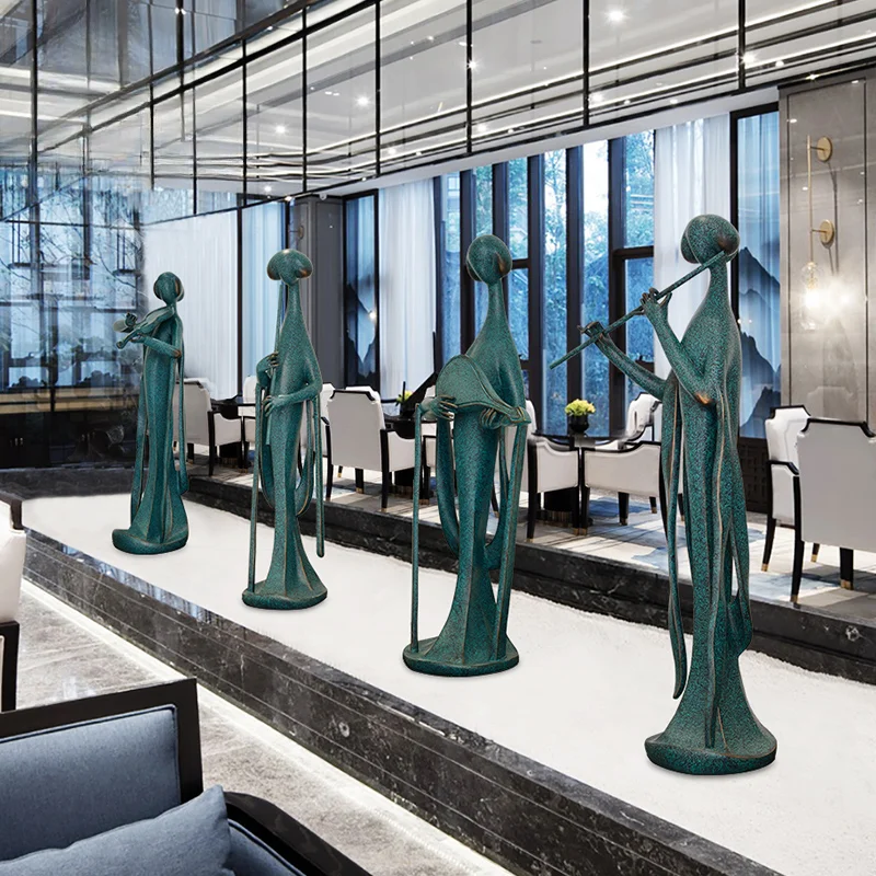 

The hotel lobby welcomes the character sculpture, blowing, pulling, singing, installation artwork, and large-scale ornaments