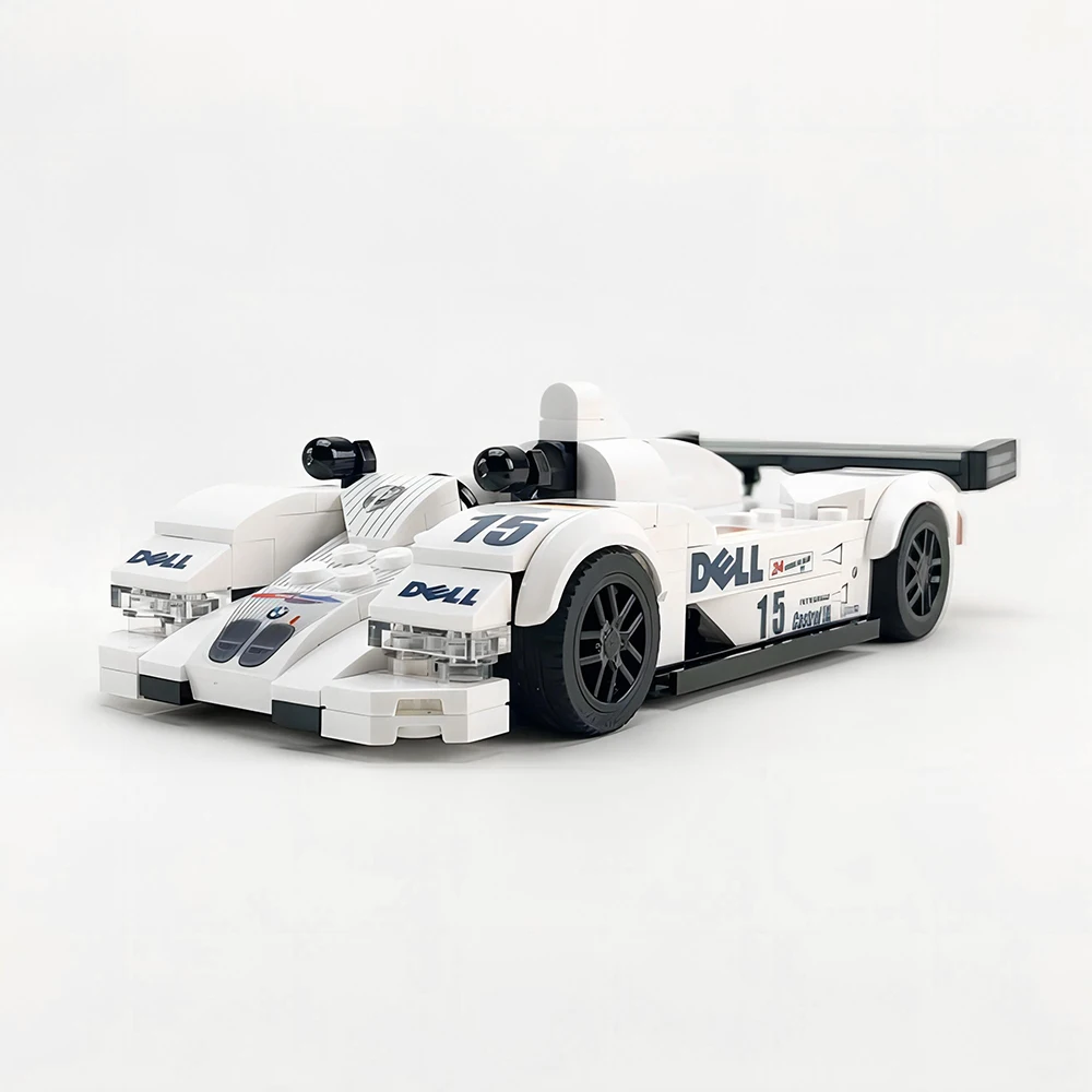 256PCS MOC-160093 1999 Le Mans Speed ​​Champion V12 Racing Car LMR Building Blocks Assembly Model Toy Children's Birthday Gift