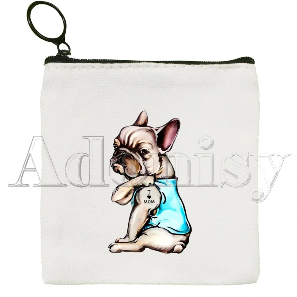 French Bulldog New Women Mini Coin Purses Original Card Holder Small Wallets Change Money Bag