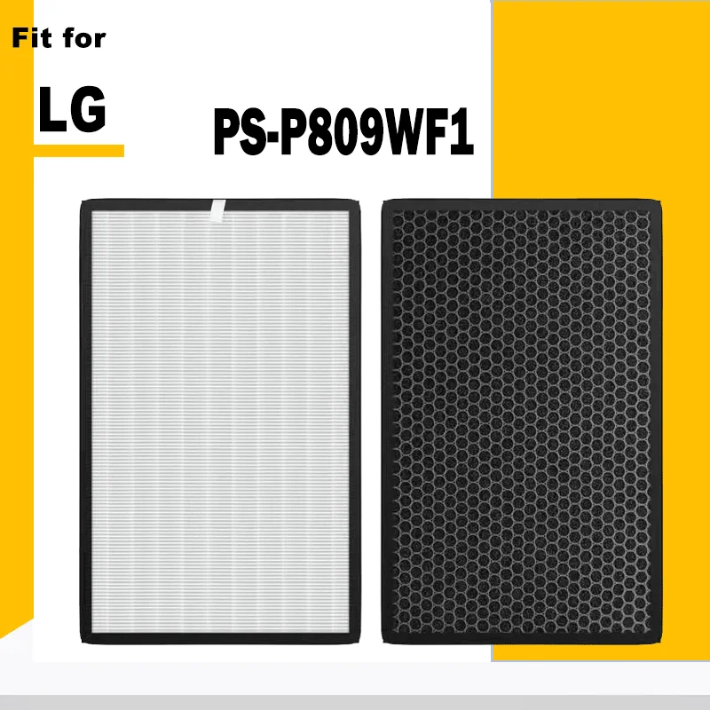 Replacement HEPA Activated Carbon Deodorizing Filter for LG PS-P809WF1 Air Purifier