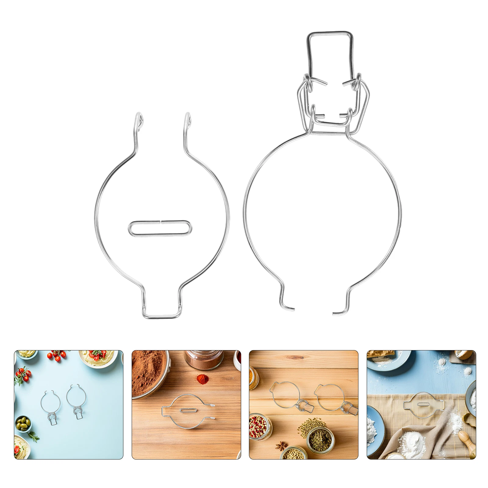 

3pcs Sealing Buckle For Jars 93Mm Stainless Steel Lock Buckle Airtight Food Storage Replacement Wire Clamps Canning Jar Seal