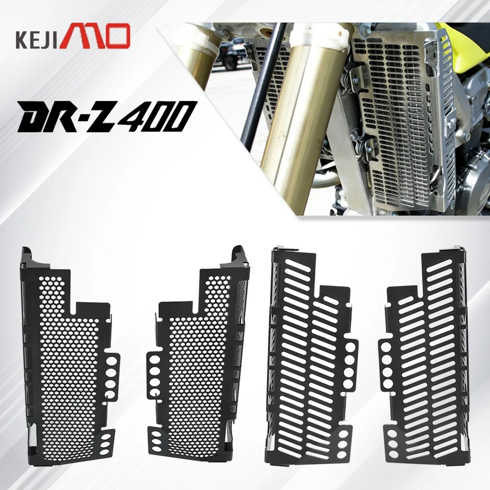

For Suzuki DRZ400 DRZ400E DRZ 400S DRZ400/SM 2000-2024 Motorcycle Radiator Guard Protector Grille Cover RM125 RM250 1996-2008