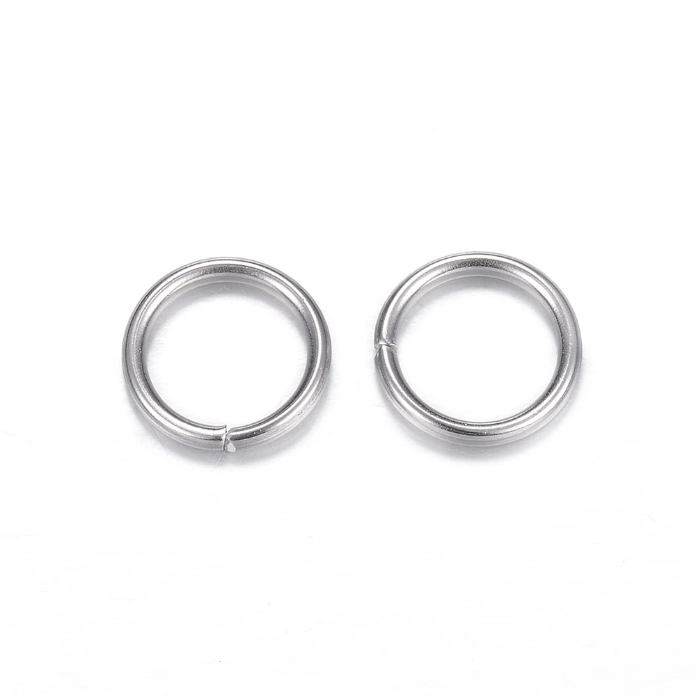 

PandaHall 4000pcs 304 Stainless Steel Jump Rings 12x1.5mm Open Rings for Jewelry Making DIY Craft Findings Bulk Supplies