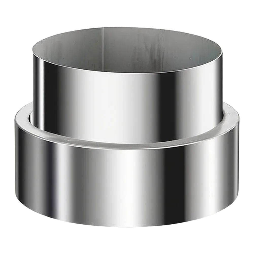 Bend Type Chimney Pipe Reducer 120mm to 100mm for Stove Stainless Steel Flue Adapter for Smoke for exhaust System Installation